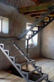 Лестница с площадкой металлическая на второй этаж