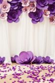 Бумажные цветы для украшения зала