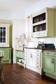 Кухня оливкового цвета в стиле прованс фото