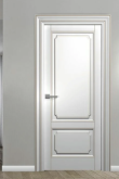 Дверь межкомнатная белая гладкая
