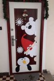 Оформление двери в китайском стиле нового года