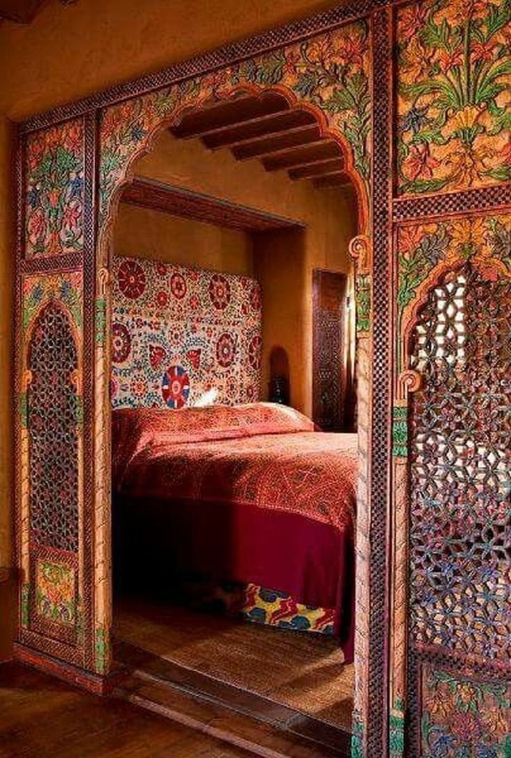 Интерьер спальни в стиле Востока