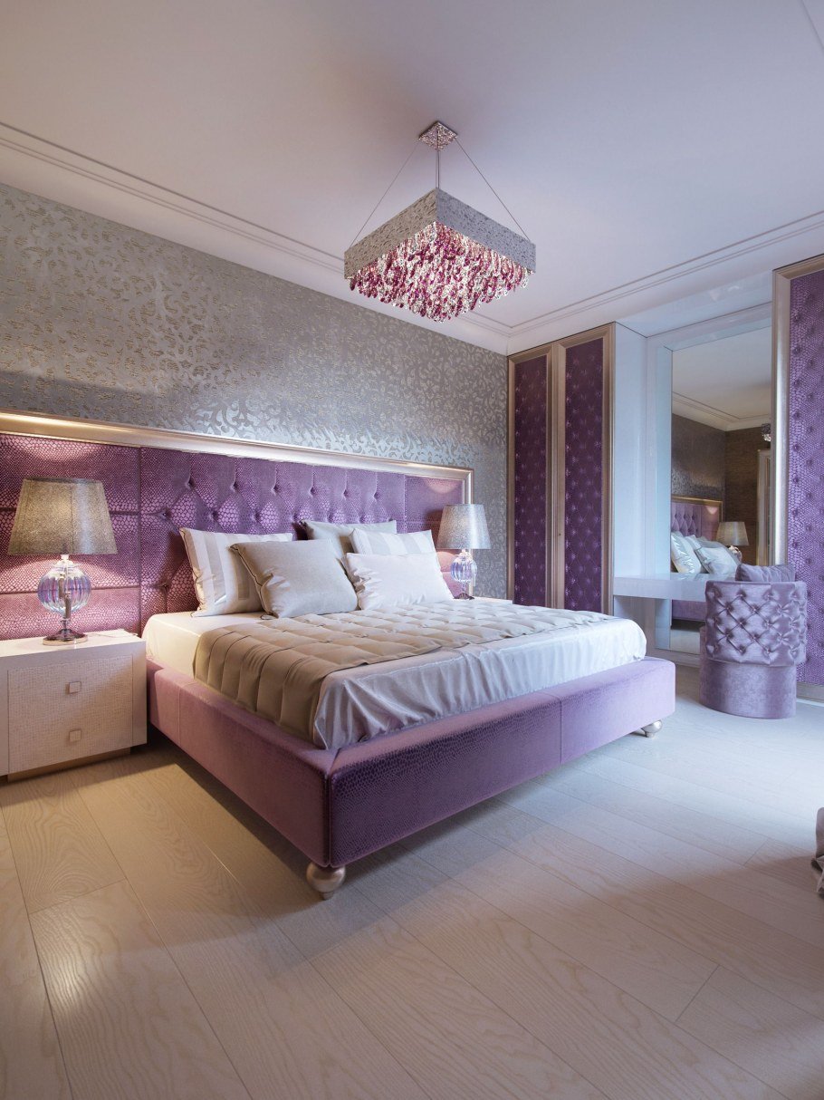 Сиреневая спальня