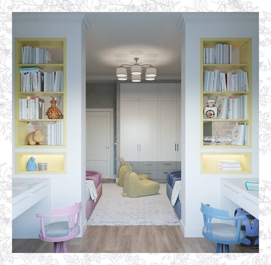Детская спальня для брата и сестры