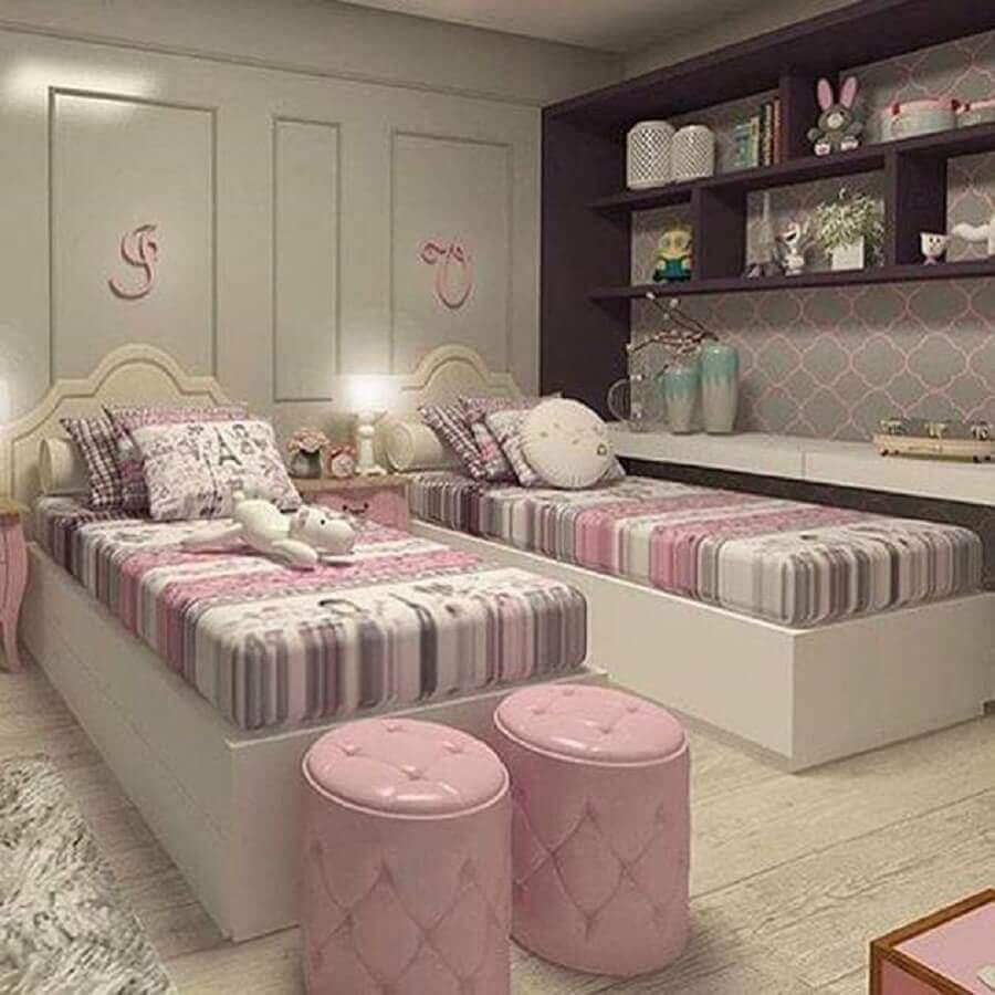 Дизайнерская спальня для двух девочек подростков