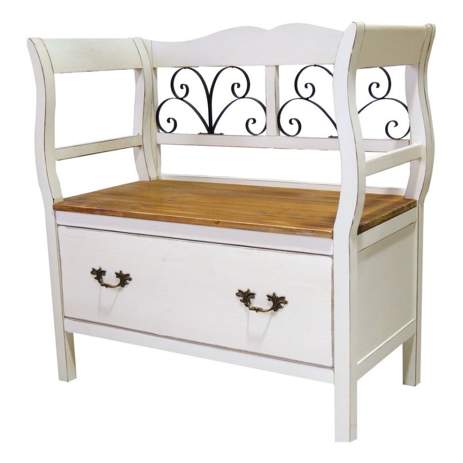 Скамья в прованском стиле на кухню