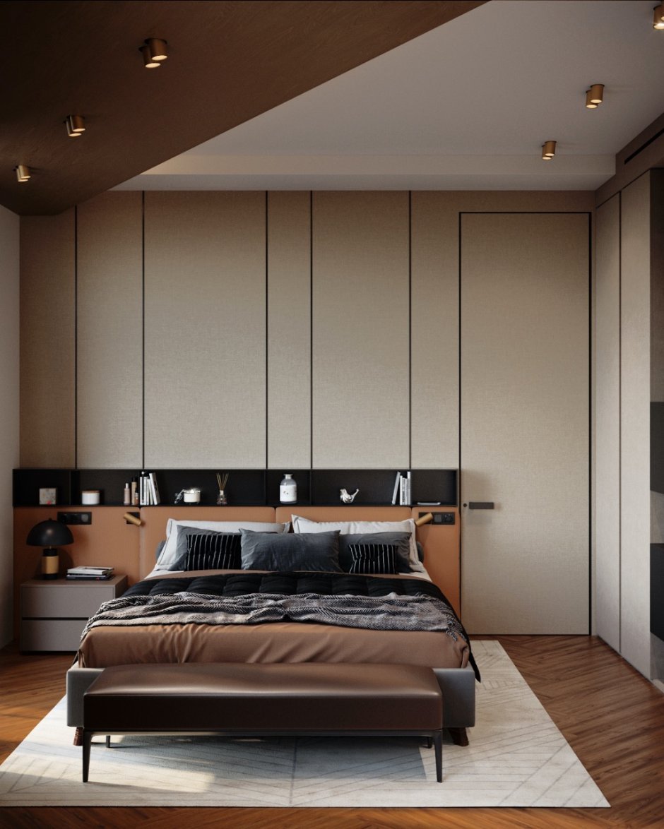 Гардероб за кроватью