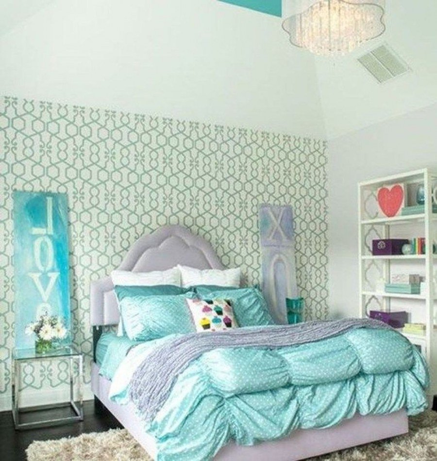 Наклейки для детской комнаты в бирюзовых тонах