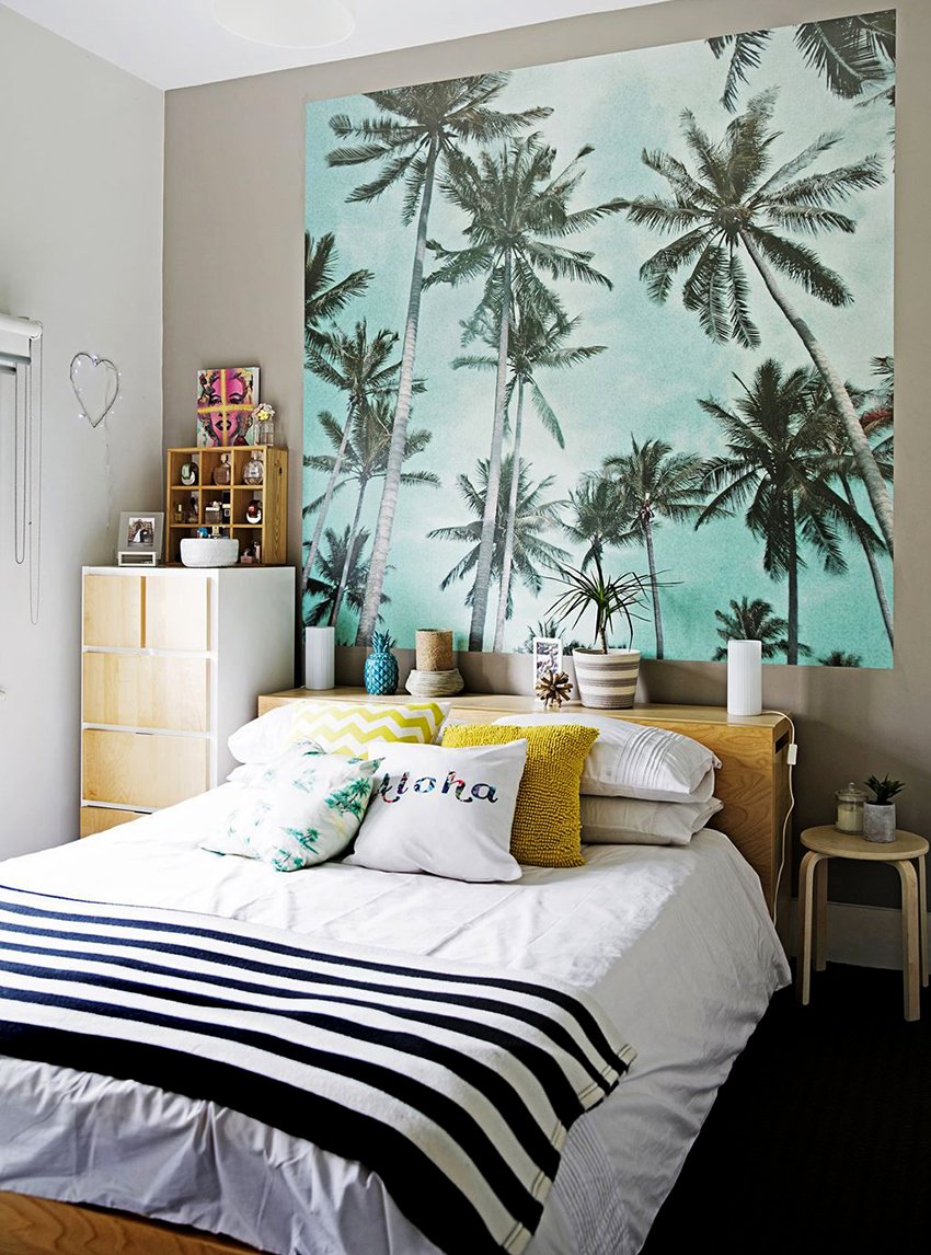 Обои для маленькой спальни зрительно увеличивающие