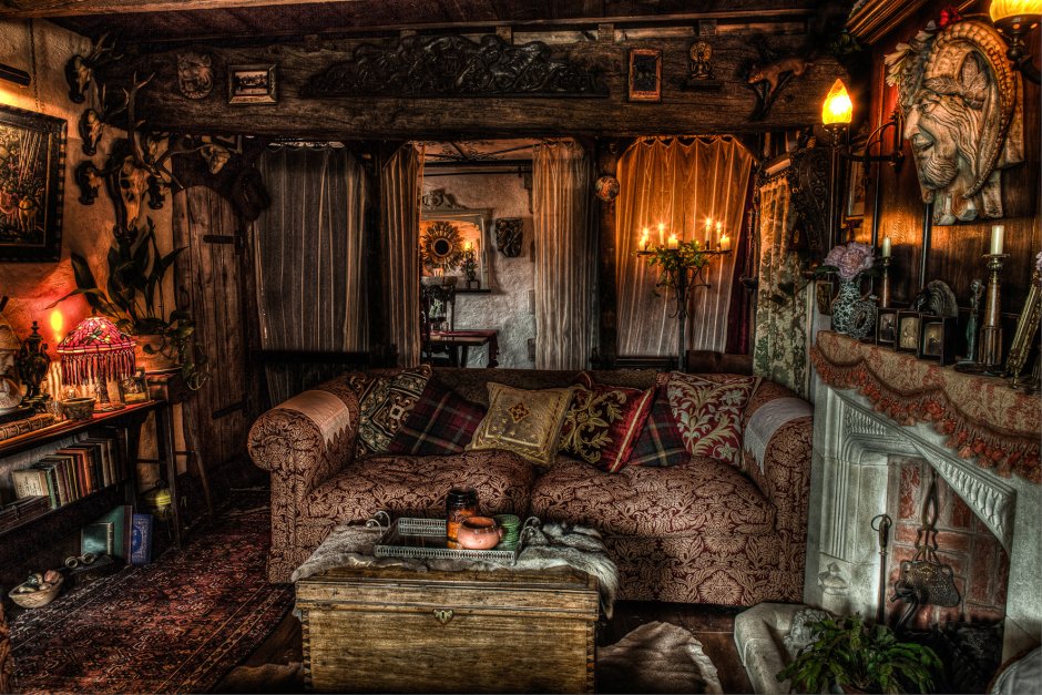 Комната в мистическом стиле