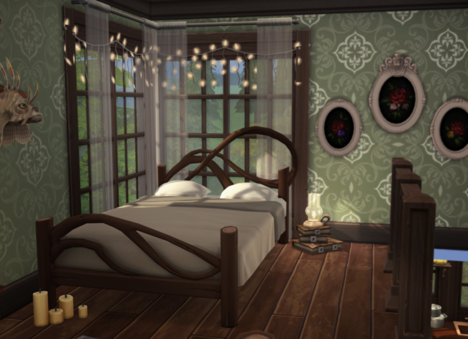 Дом the Woodland Witch Cottage SIMS 4
