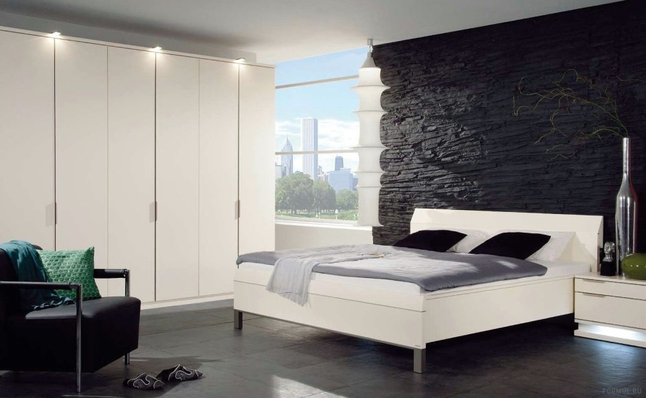 Мебель для спальни в современном стиле белая