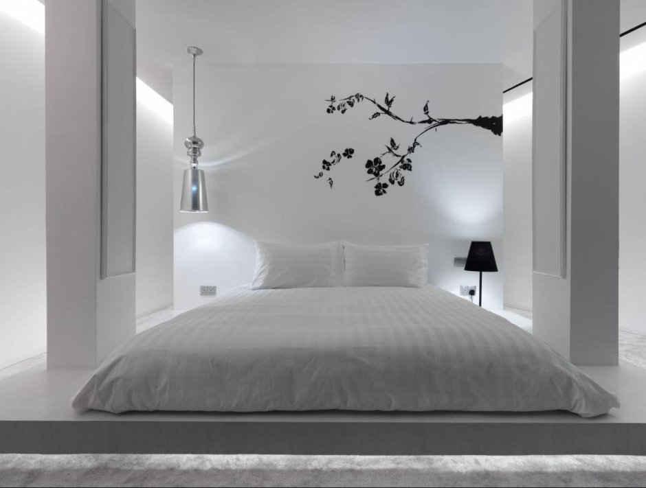 Спальня в минималистичном стиле