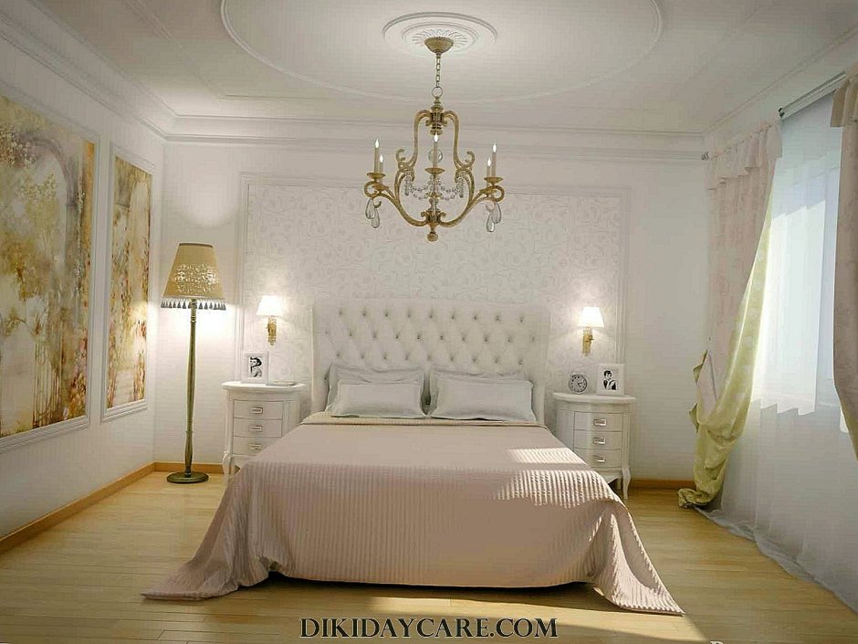 Люстра бежевая классика светлая