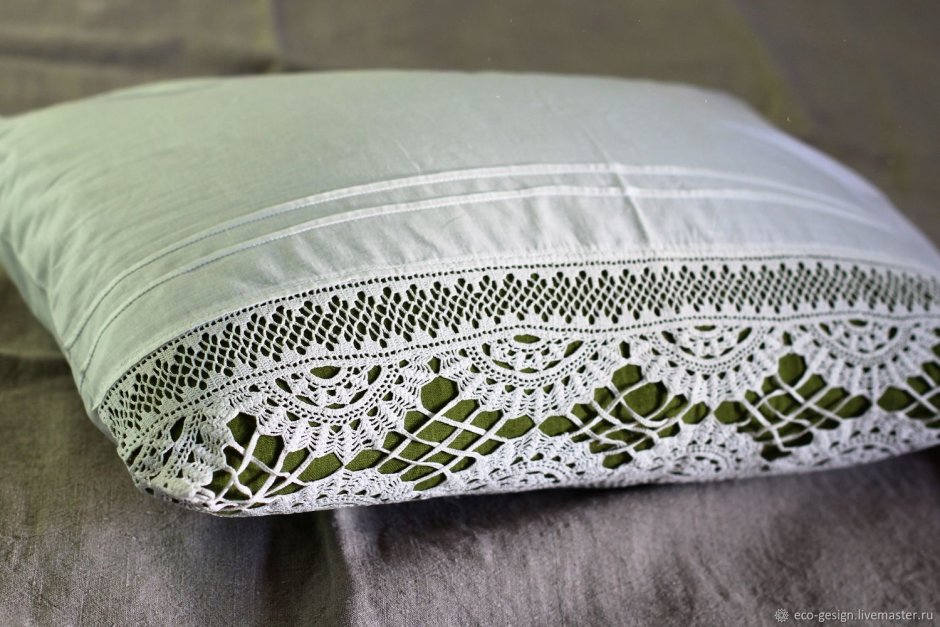 Наволочки с кружевом