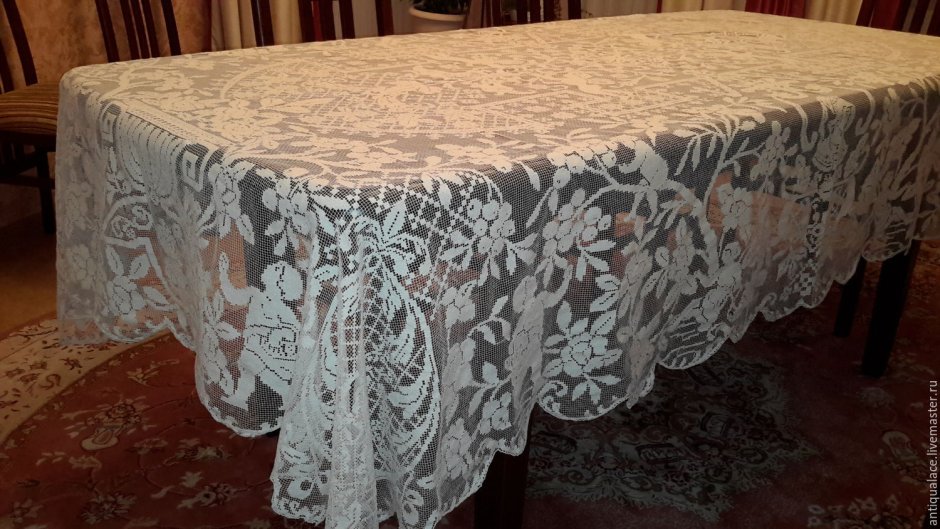 Скатерть брюссельское кружево