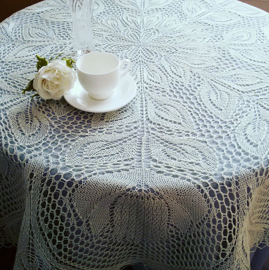 Вязаные скатерти