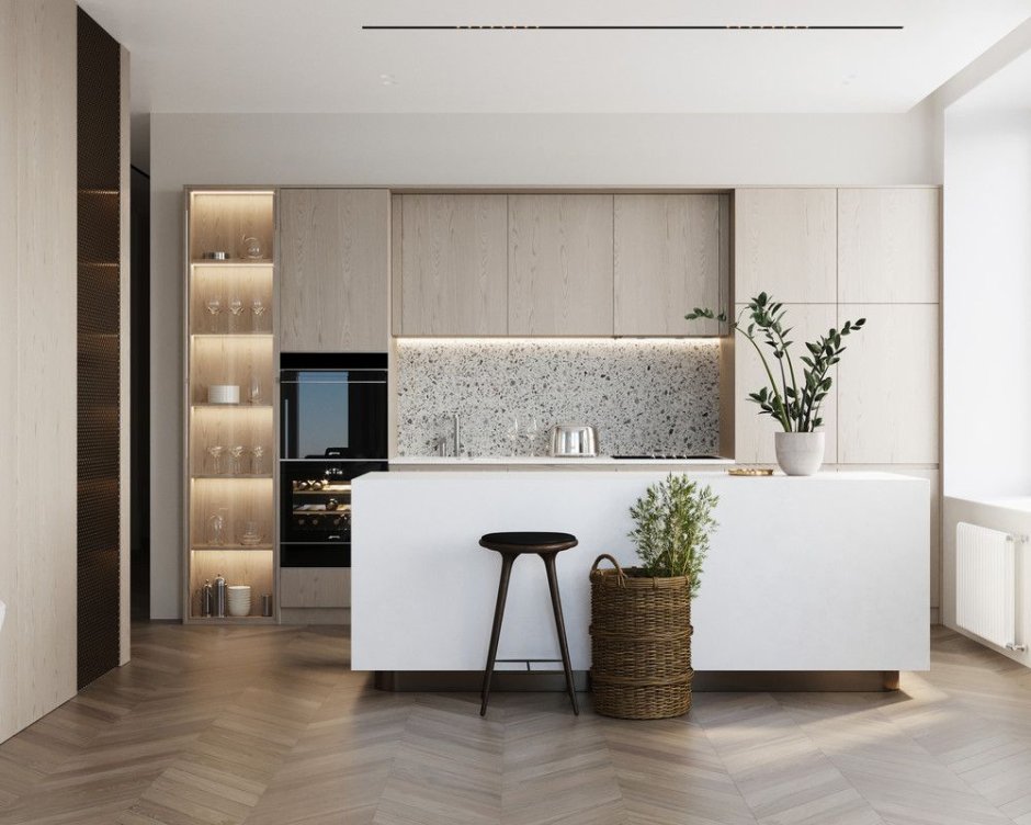 Черный с рейками стол