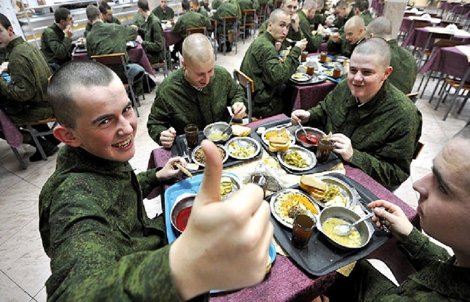 Столовая в армии России 2020