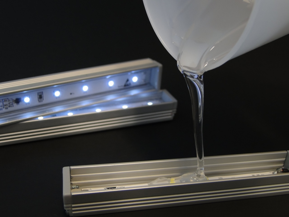 Прозрачный силикон для заливки светодиодов