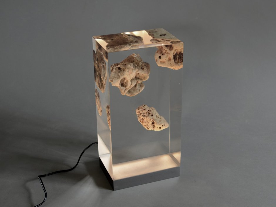 Светильник из эпоксидной смолы