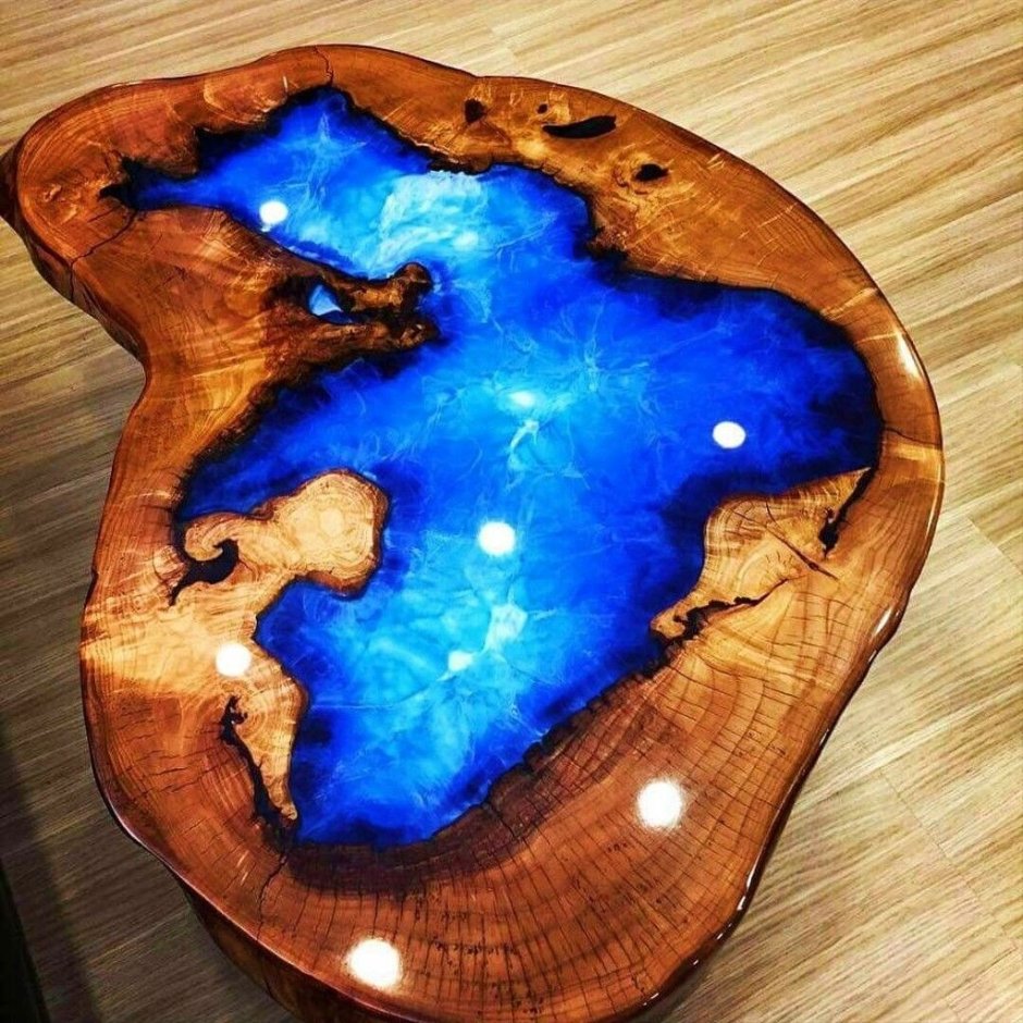 Эпоксидная смола с подсветкой