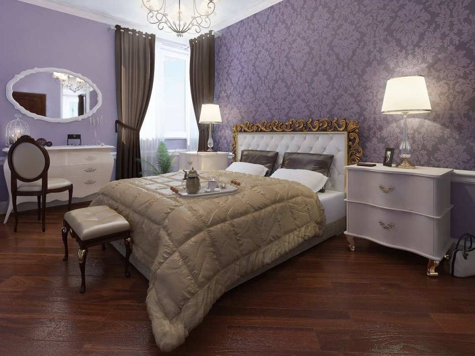 Обои для спальни