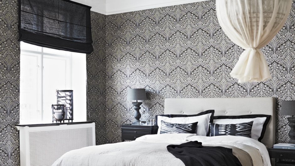 Обои кружево в интерьере