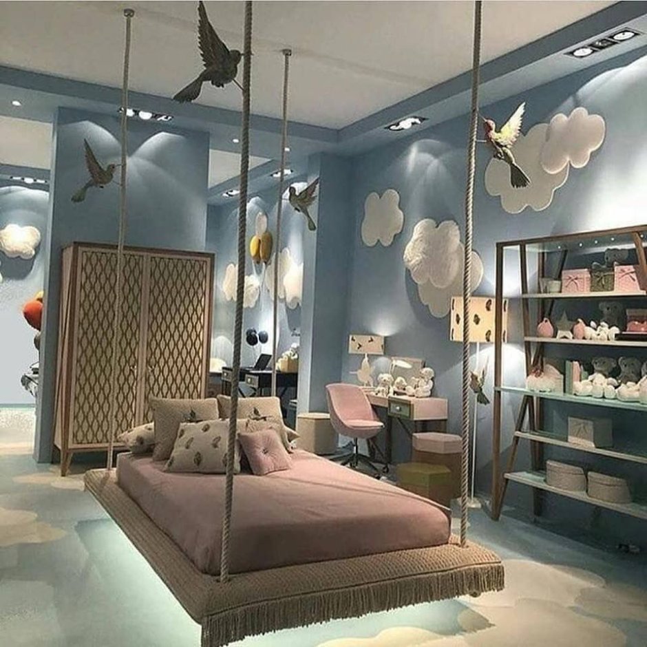 Модные комнаты для девочек