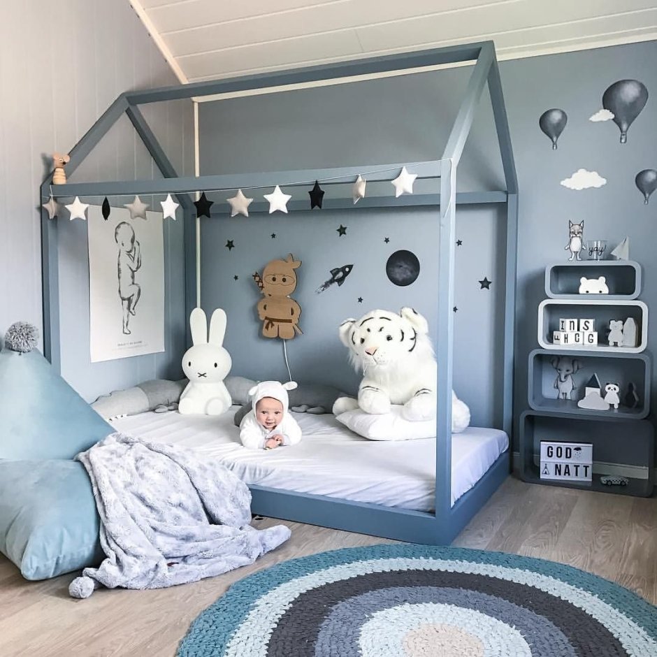 Стильные детские комнаты для малышей