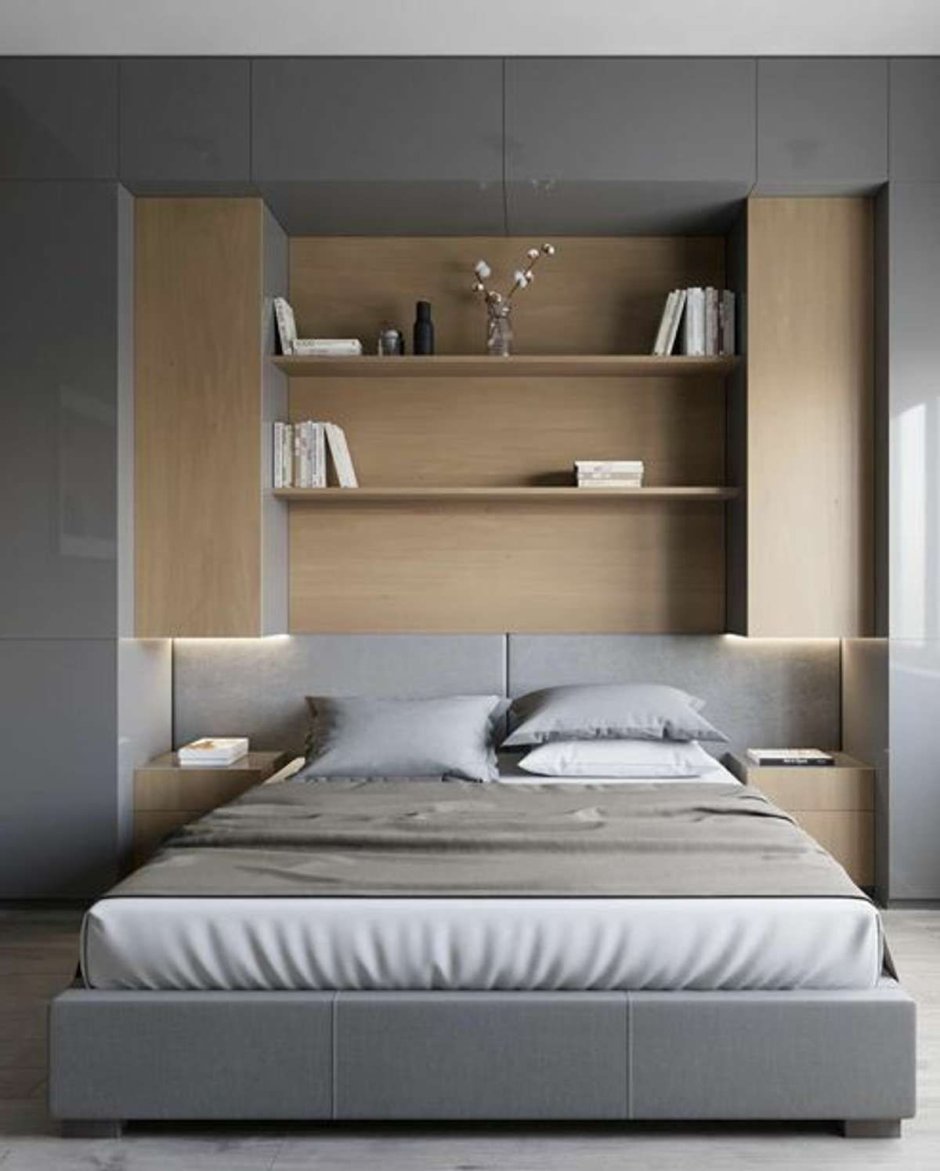 шкафы в маленькой спальне дизайн фото