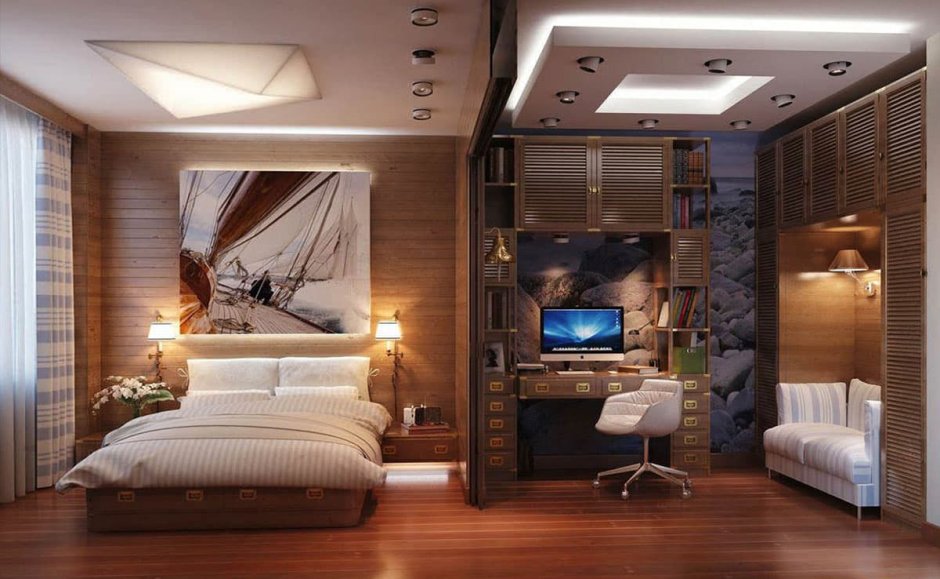 Спальня кабинет