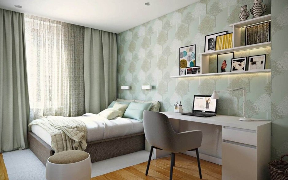 Интерьер маленькой комнаты