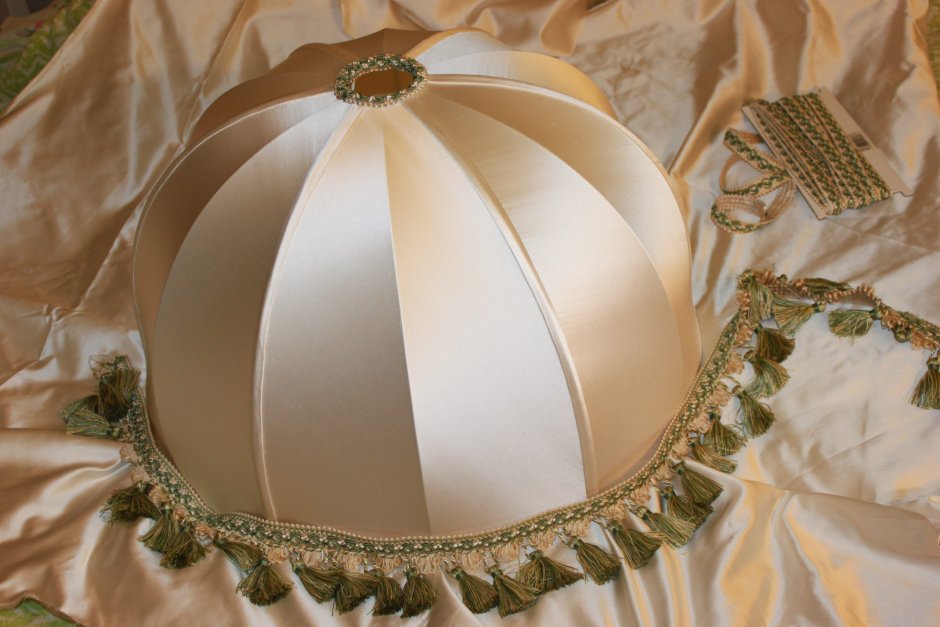 Декор абажура для лампы
