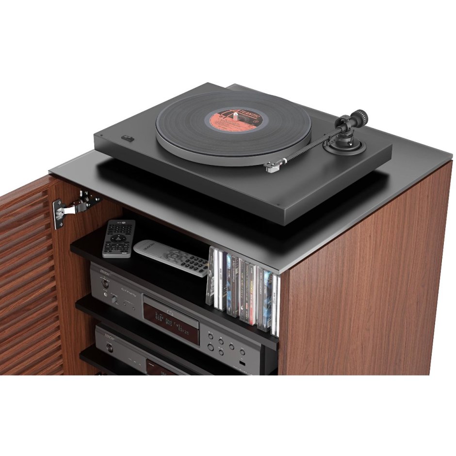 Стойка Hi-Fi BDI Corridor 8172 Chocolate Stained Walnut