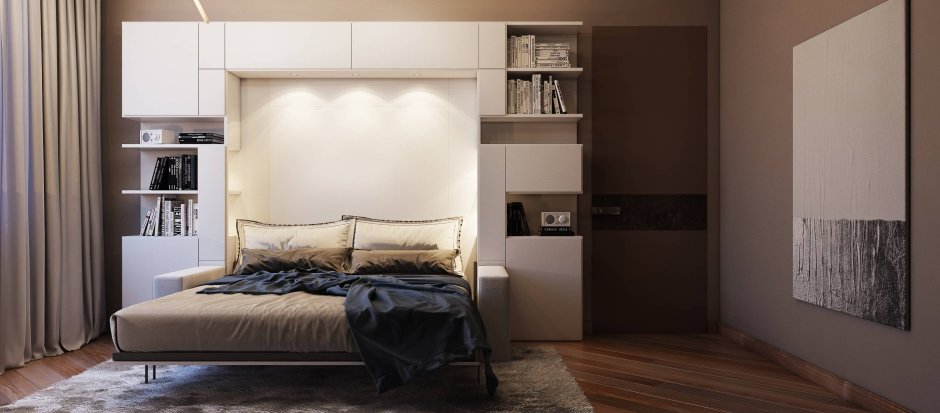 Спальный гарнитур в маленькую спальню