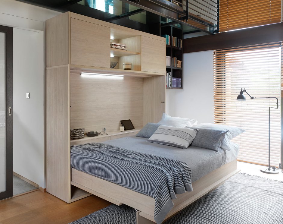 Система хранения в спальне