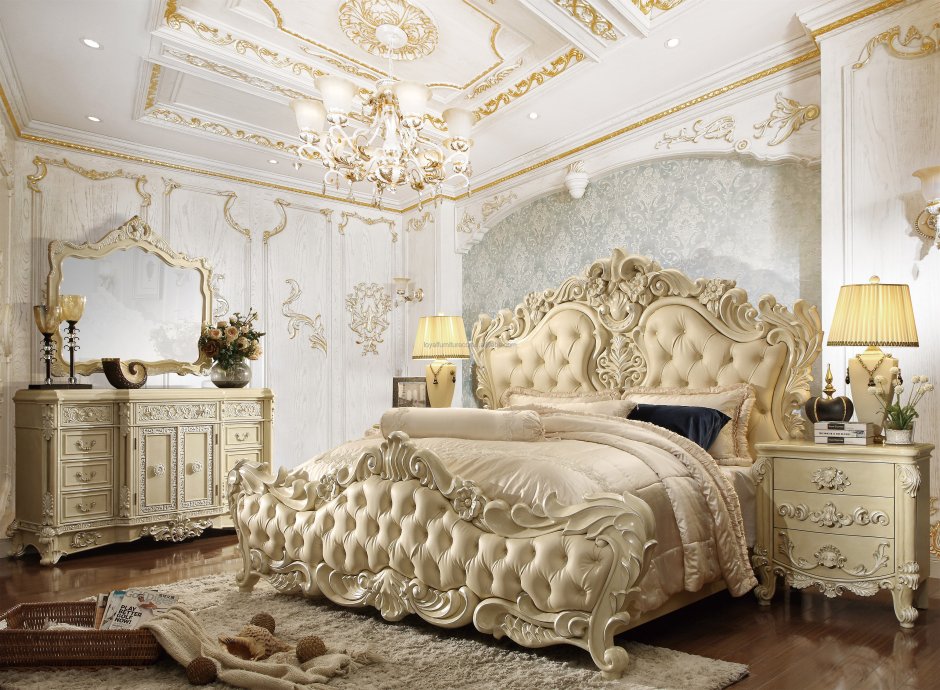 Спальный гарнитур Королевский стиль