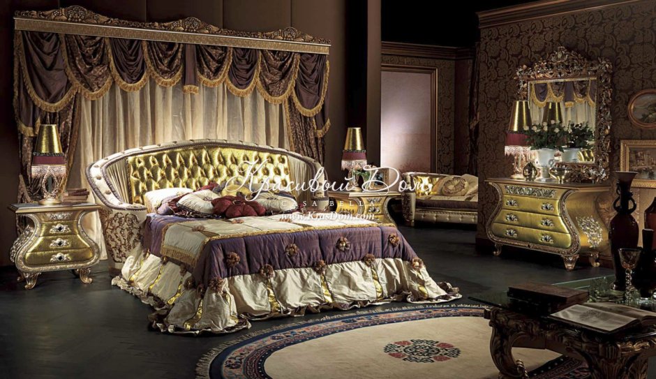 Спальня рокко бароко золото