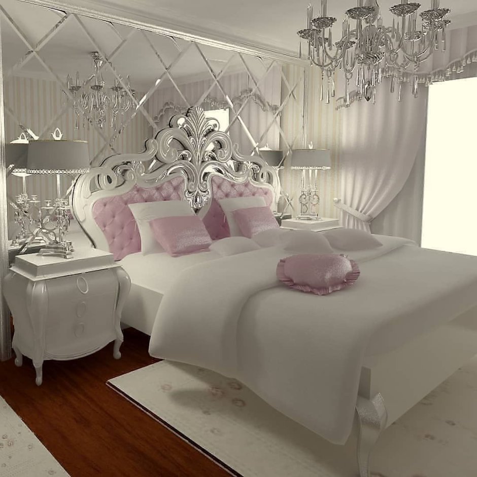 Дизайн и интерьер спальни по королевски