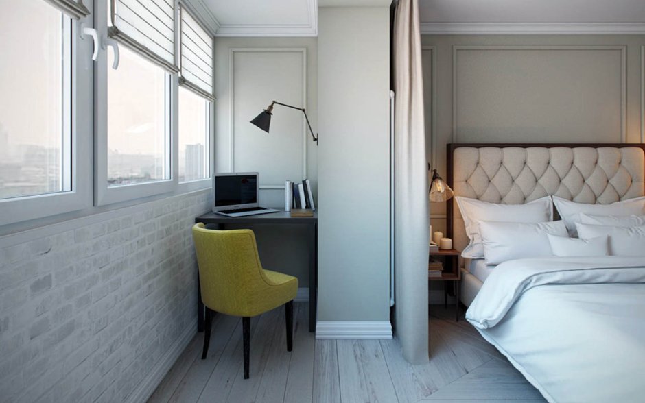 Спальня 9м2 интерьер