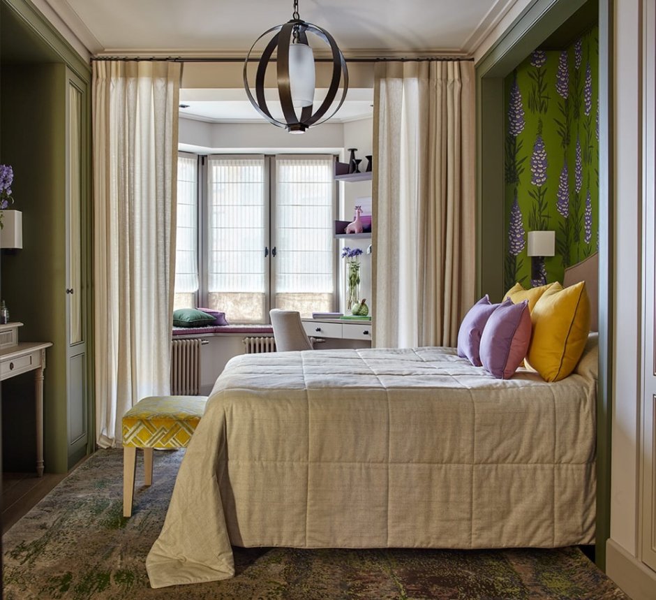 Спальня в маленькой квартире