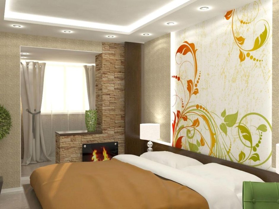 Спальня 11кв планировка