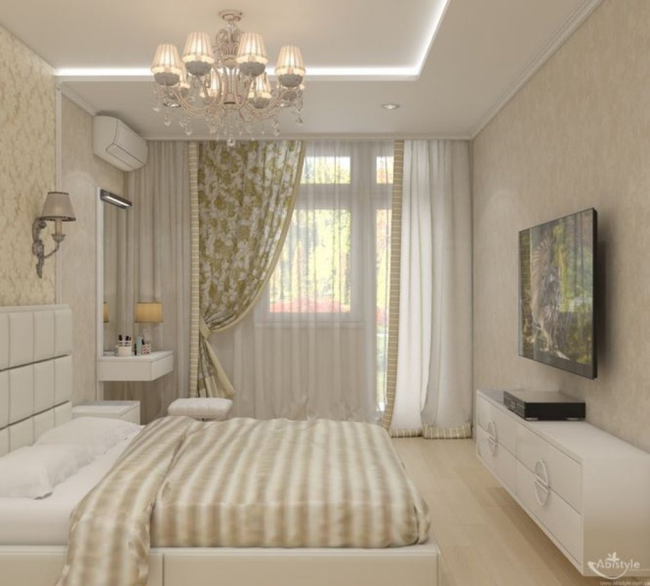 Планировка спальни 11м2