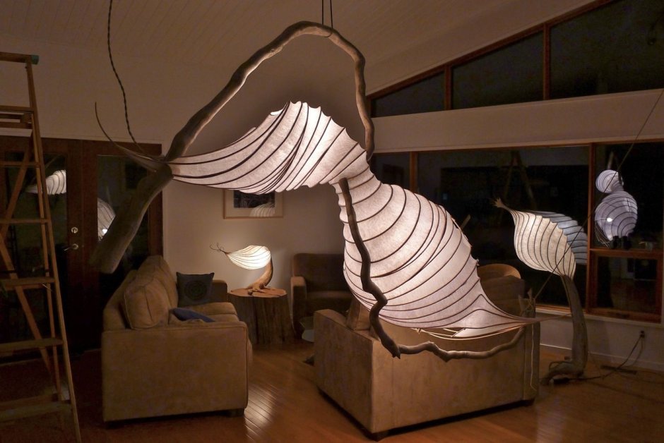 Скульптура светильник