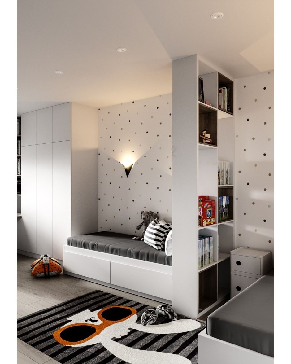 Зонирование комнаты подростка