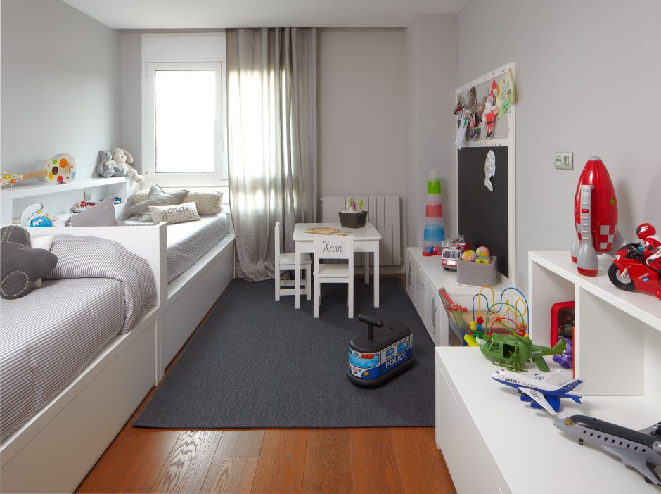 Узкая детская комната икеа