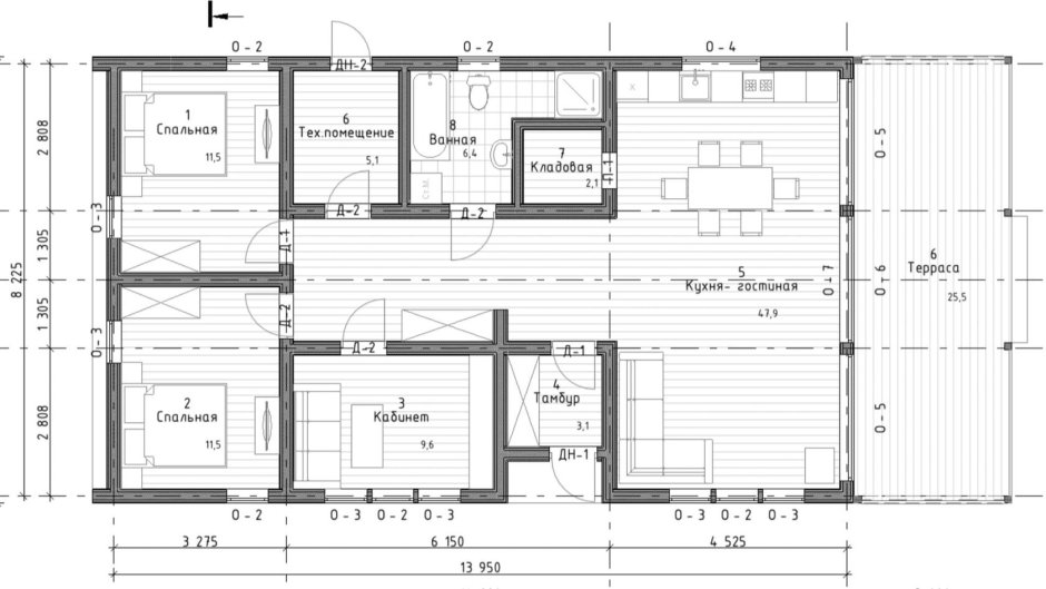 Barn House планировки