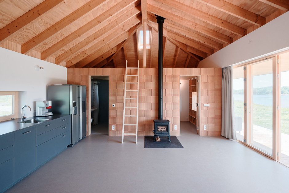 Барнхаус одноэтажный планировка