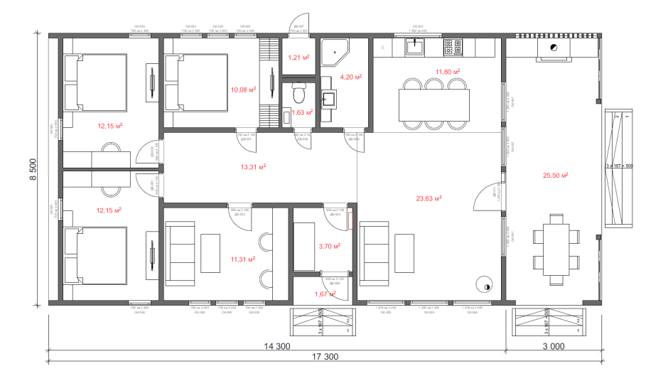 Барнхаус интерьер